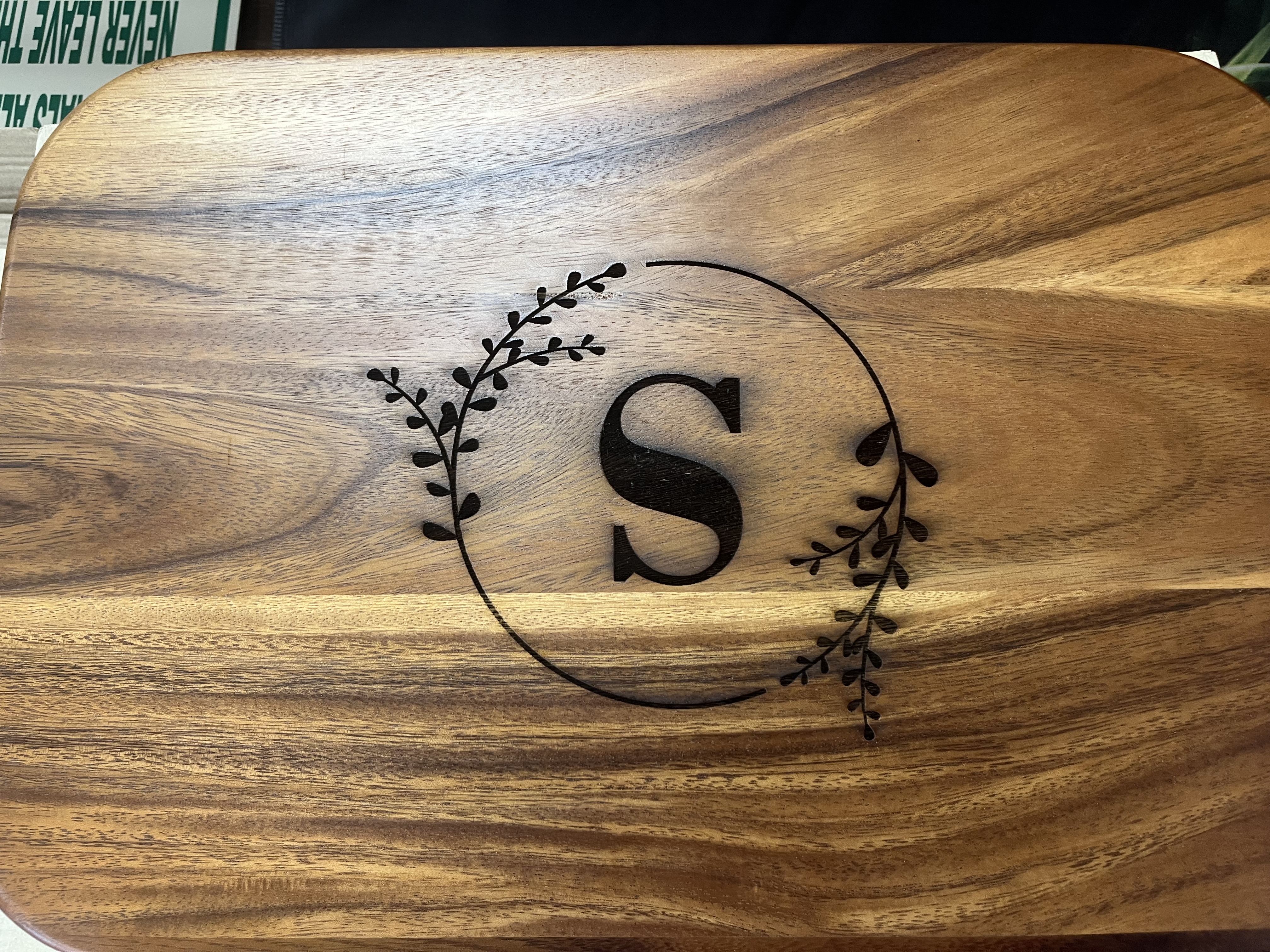 Custom engraved promotional board