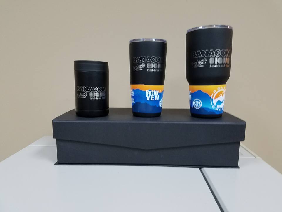 Custom engraved tumbler examples