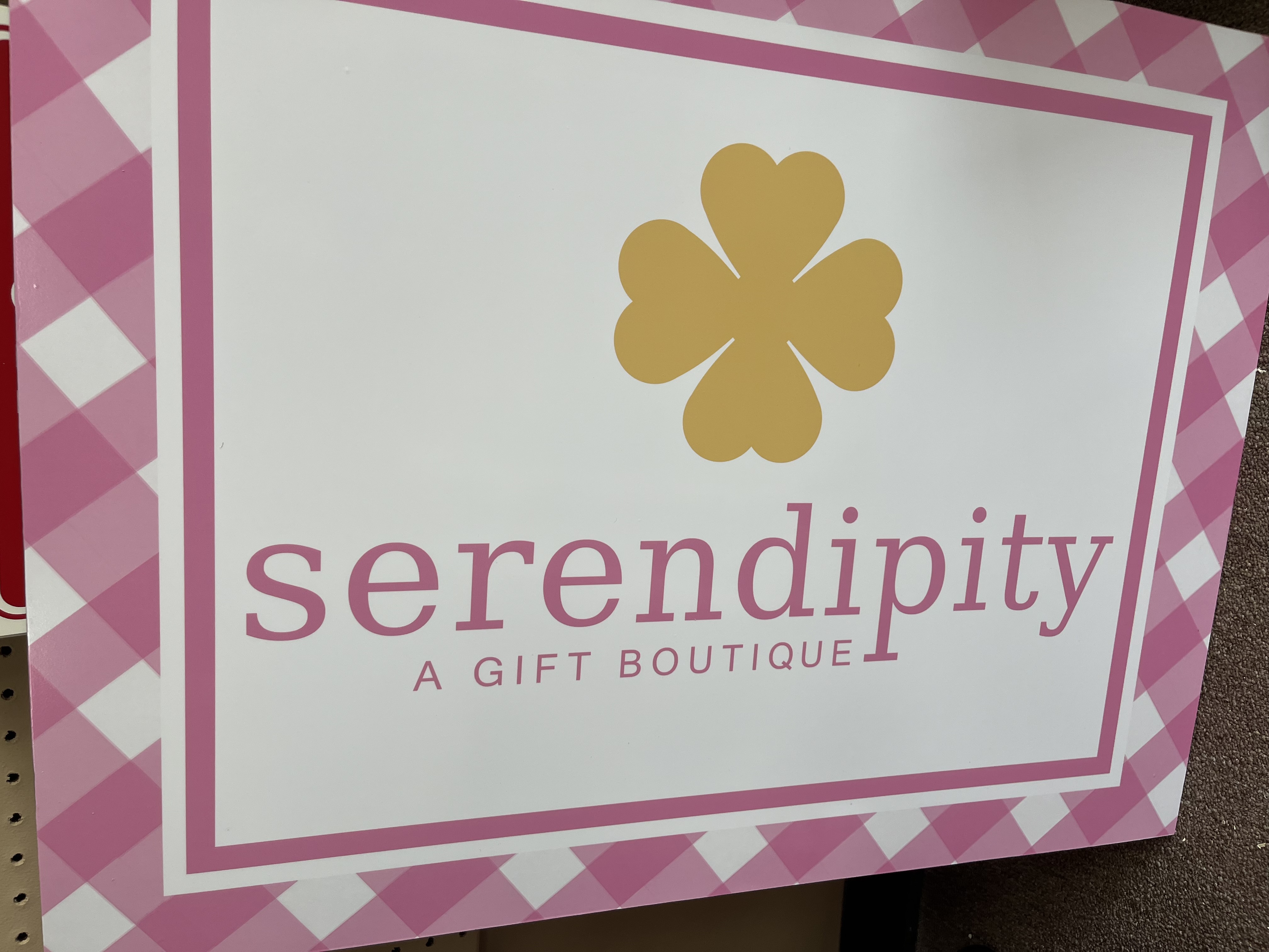 Boutique retail store sign