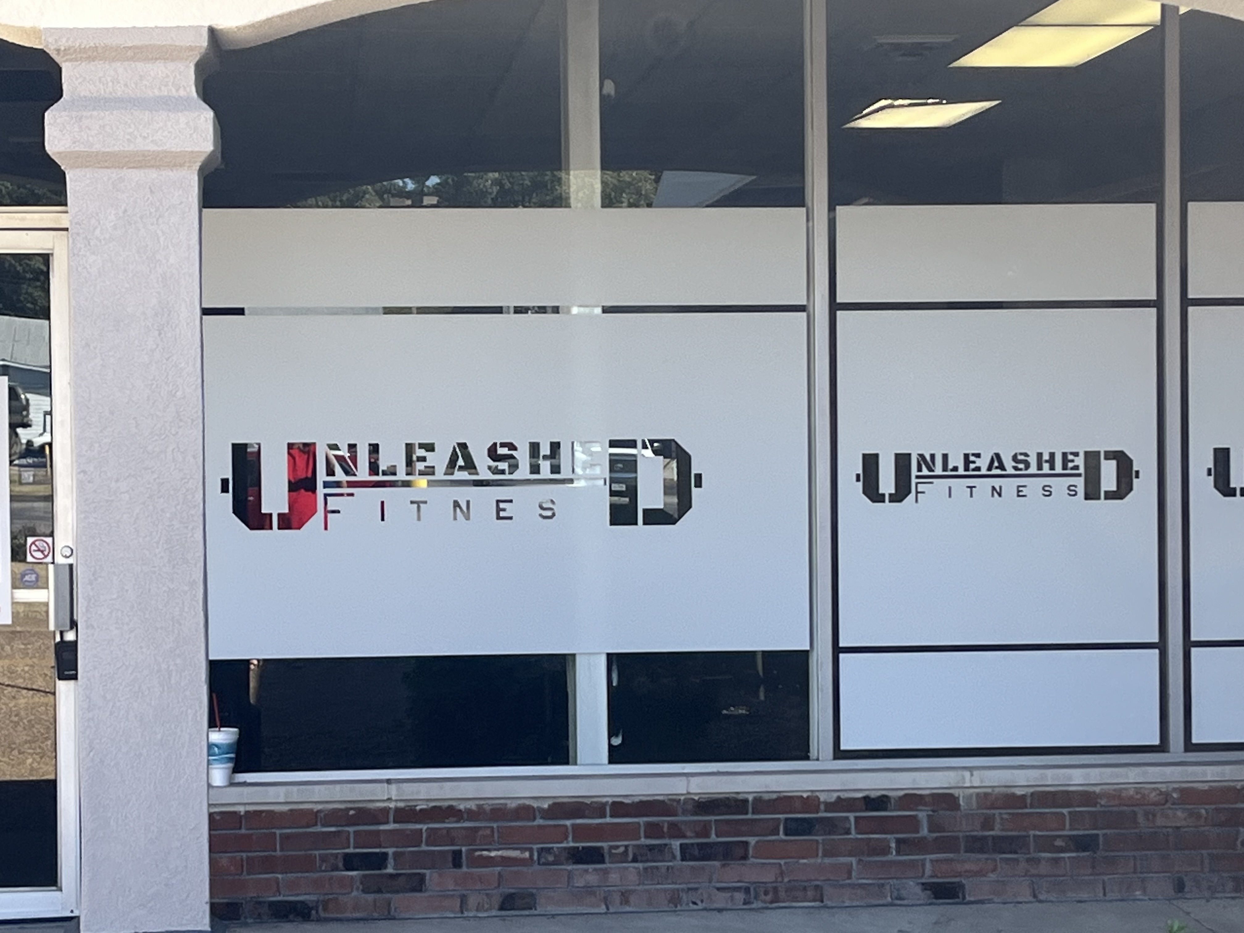 Business window display sign