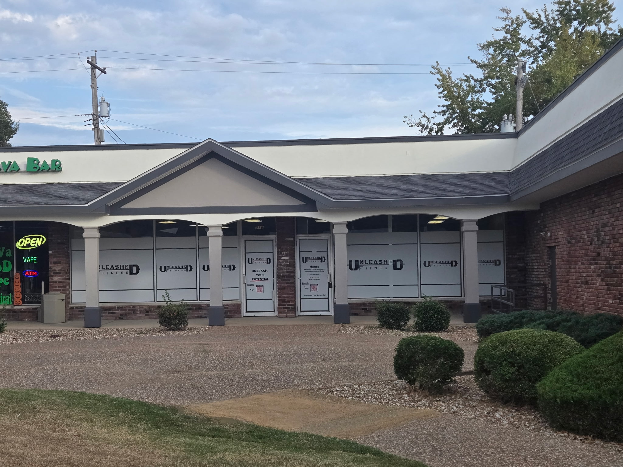 Custom business sign with professional design