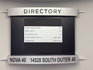 Indoor directory signs
