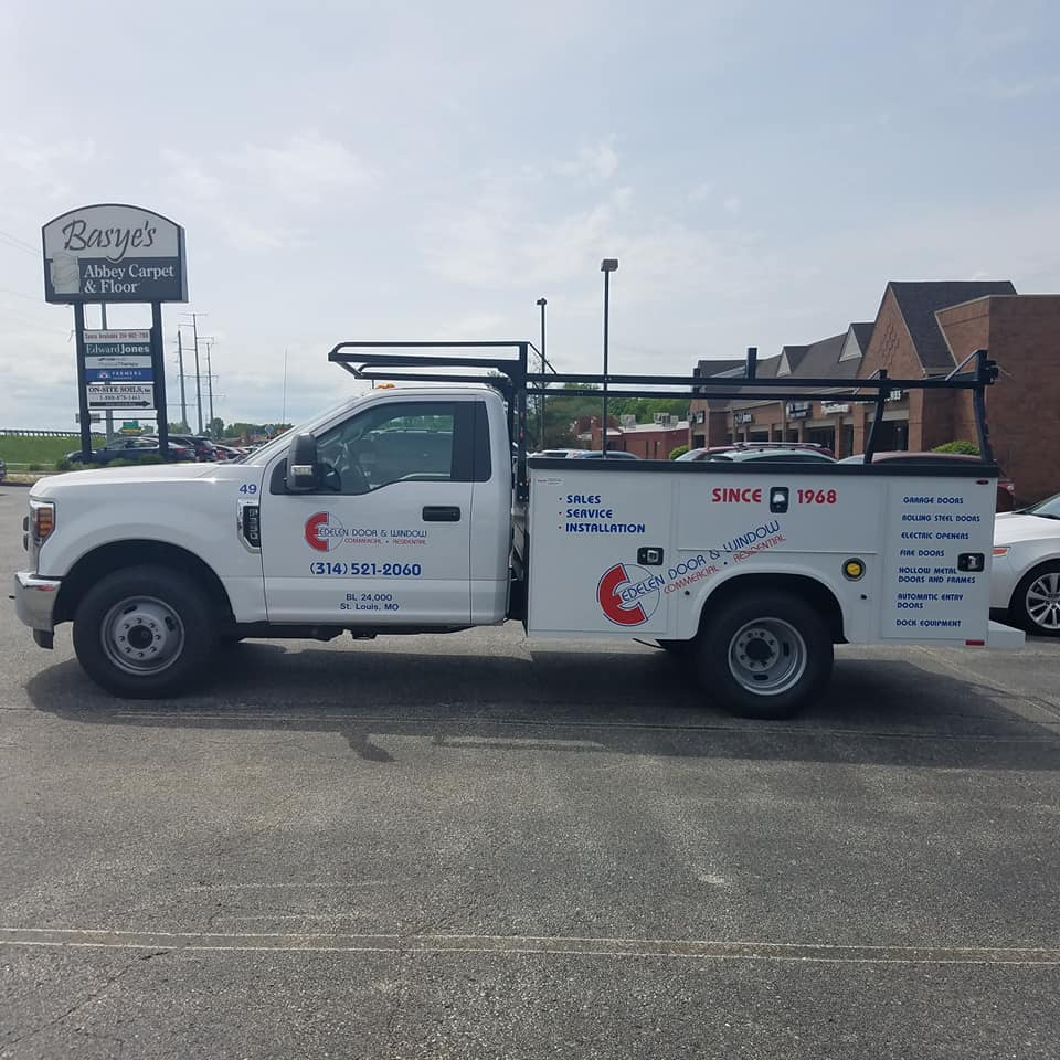 Edelen truck graphics detail close-up
